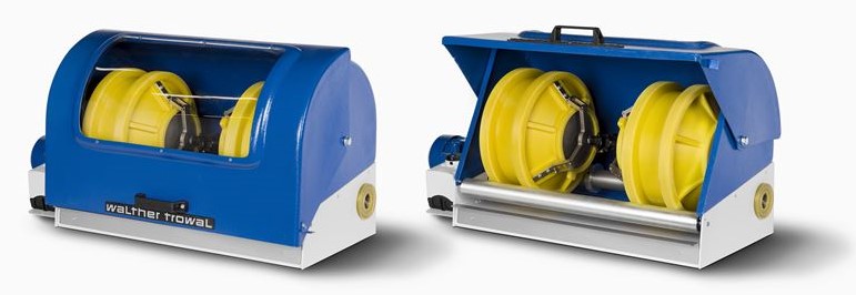 Polerka wibracyjna - beben obrotowy E5 Walther Trowal - Obrobka wibroscierna