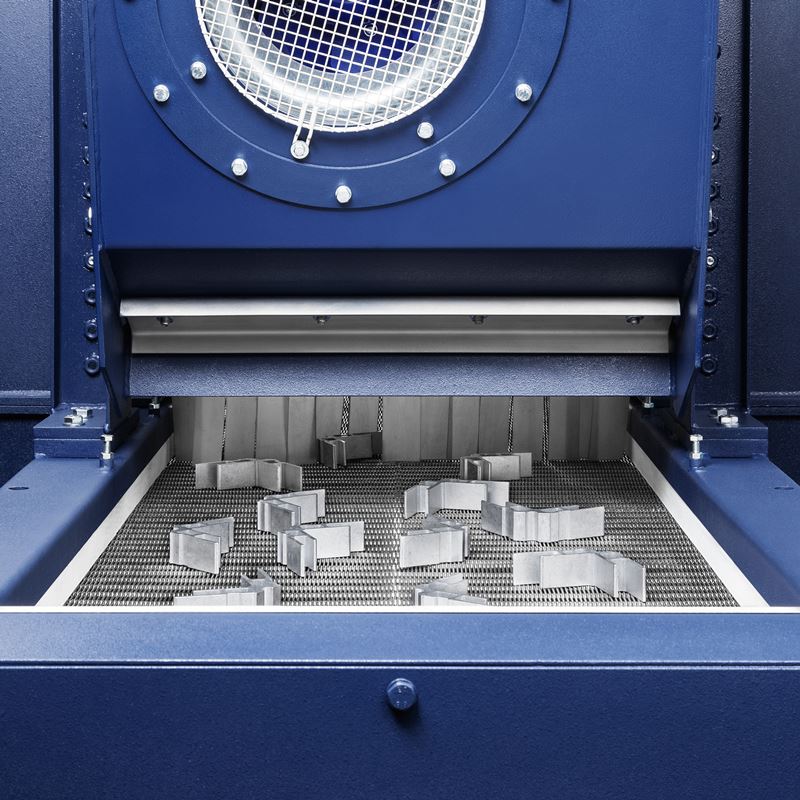 Suszarka na gorace powietrze BG-HL Walther Trowal - Obrobka wibroscierna