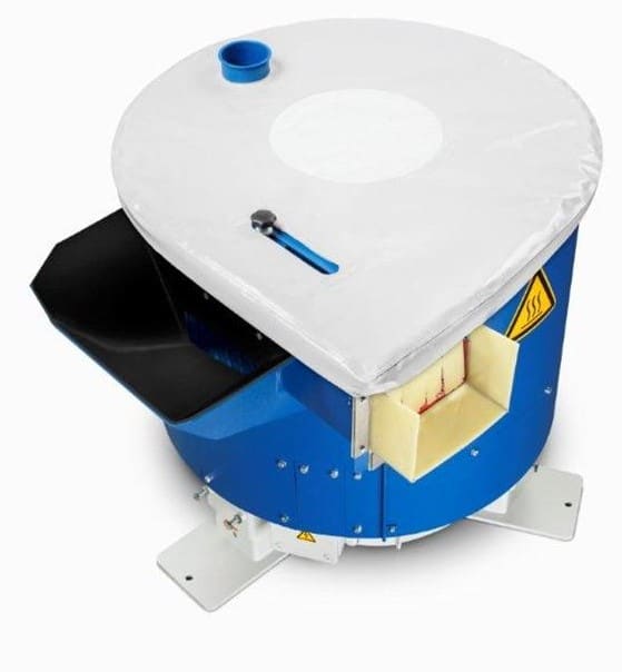 Suszarka na granulat z kukurydzy G Walther Trowal - Obrobka wibroscierna