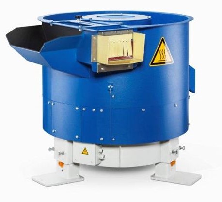Suszarka na granulat z kukurydzy G Walther Trowal - Obrobka wibroscierna