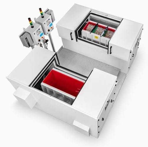 Wibrator rynnowy TFM Walther Trowal - Obrobka wibroscierna