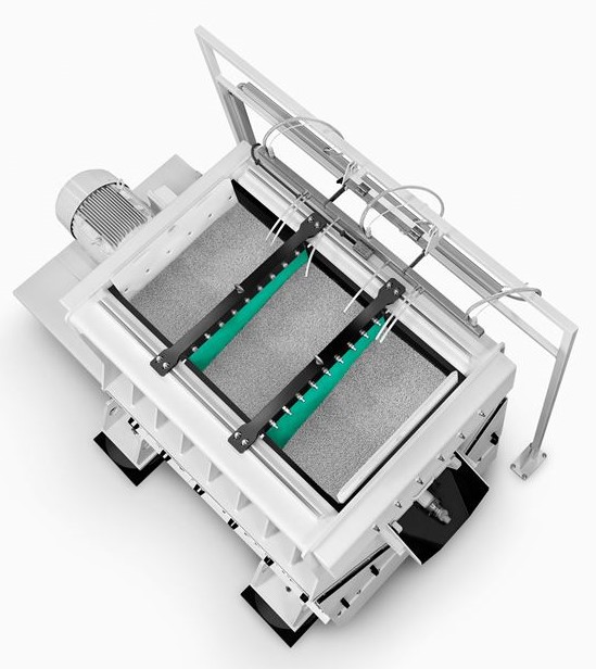 Wibrator rynnowy TMV Walther Trowal - Obrobka wibroscierna