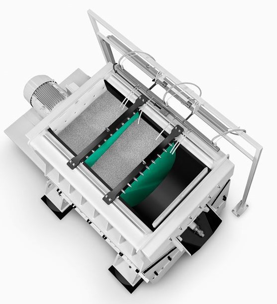 Wibrator rynnowy TMV Walther Trowal - Obrobka wibroscierna