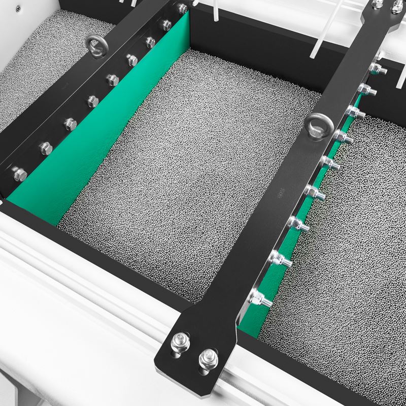 Wibrator rynnowy TMV Walther Trowal - Obrobka wibroscierna