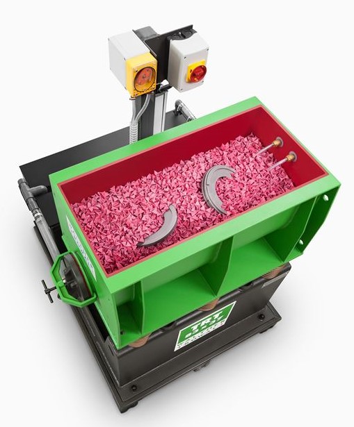 Wibrator rynnowy TRT Walther Trowal - Obrobka wibroscierna