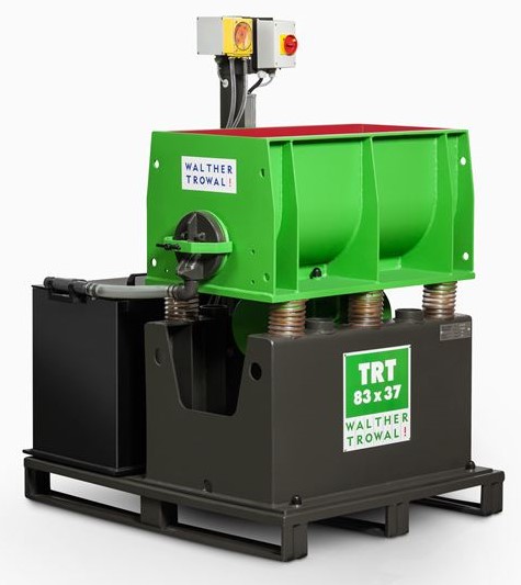 Wibrator rynnowy TRT Walther Trowal - Obrobka wibroscierna