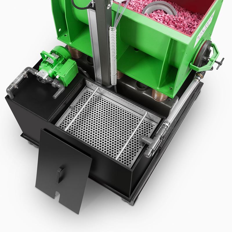 Wibrator rynnowy TRT Walther Trowal - Obrobka wibroscierna