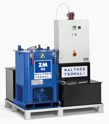Wirowka do oczyszczania sciekow obrobkowych ZM03-FL Walther Trowal - Obrobka wibroscierna