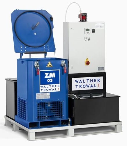 Wirowka do oczyszczania sciekow obrobkowych ZM03-FL Walther Trowal - Obrobka wibroscierna